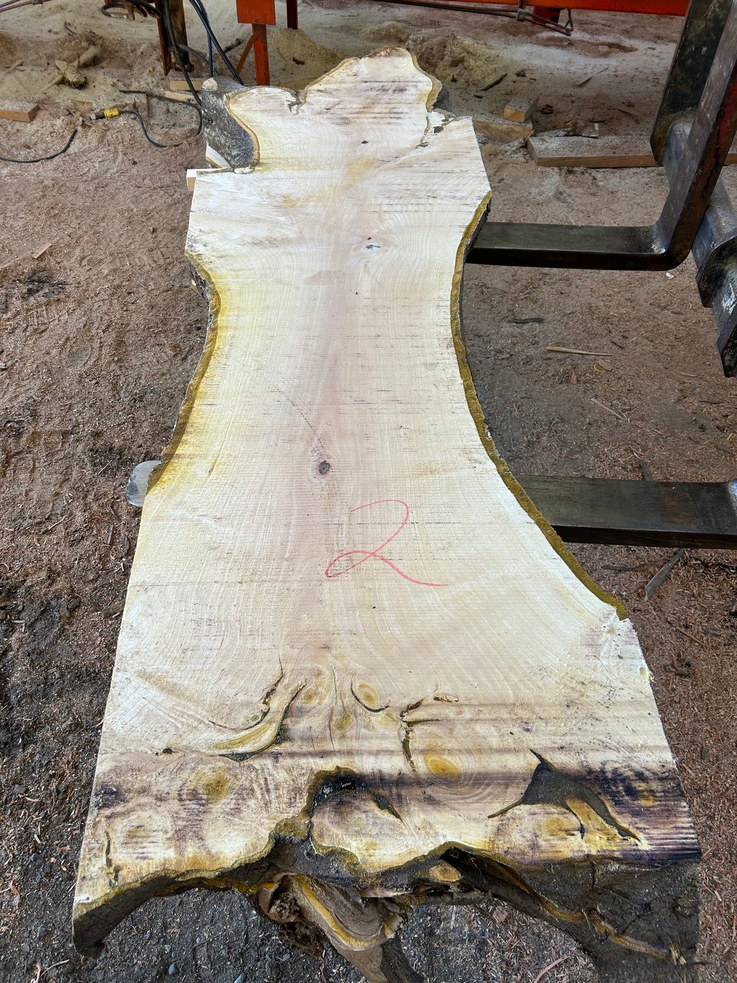 English Walnut Slabs - slab 2, 86x22x3 inches