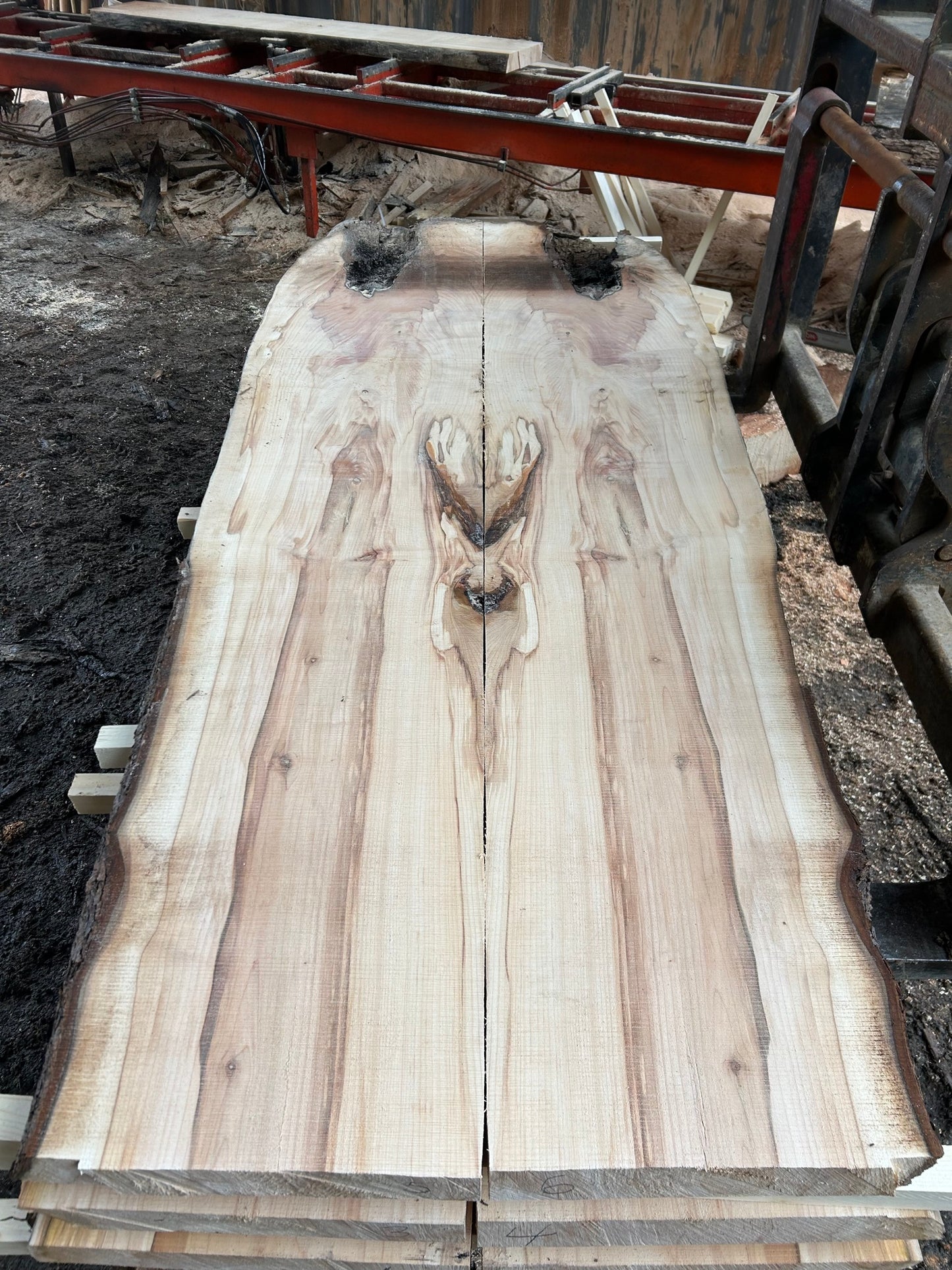Book Matched Maple Slabs - slab 3, 86x28x2.25 inches