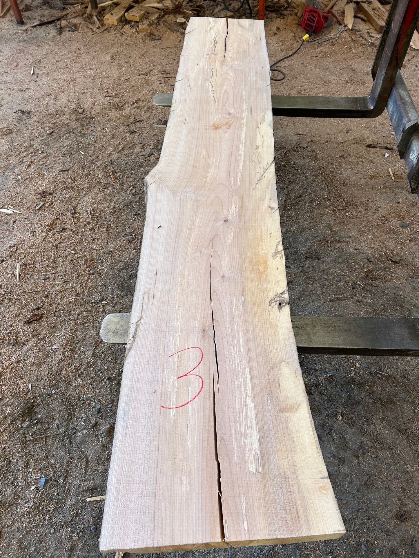 Maple Slabs - 104" Flitch - slab 3, 104x20x2.5 inches