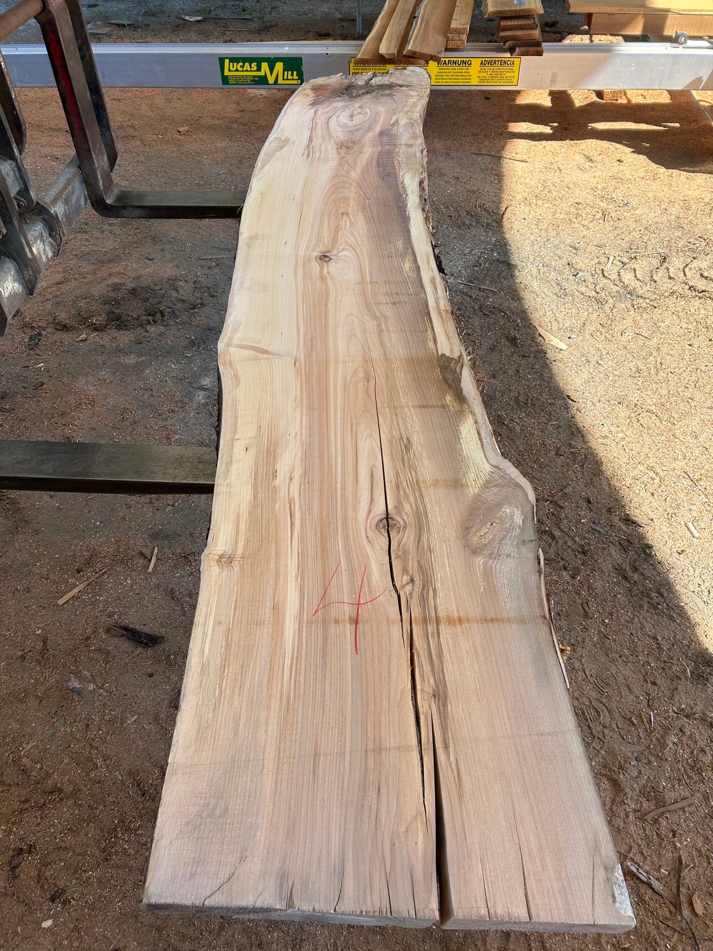 Maple Slabs - 144" Flitch - slab 4, 144x25x2.75 inches