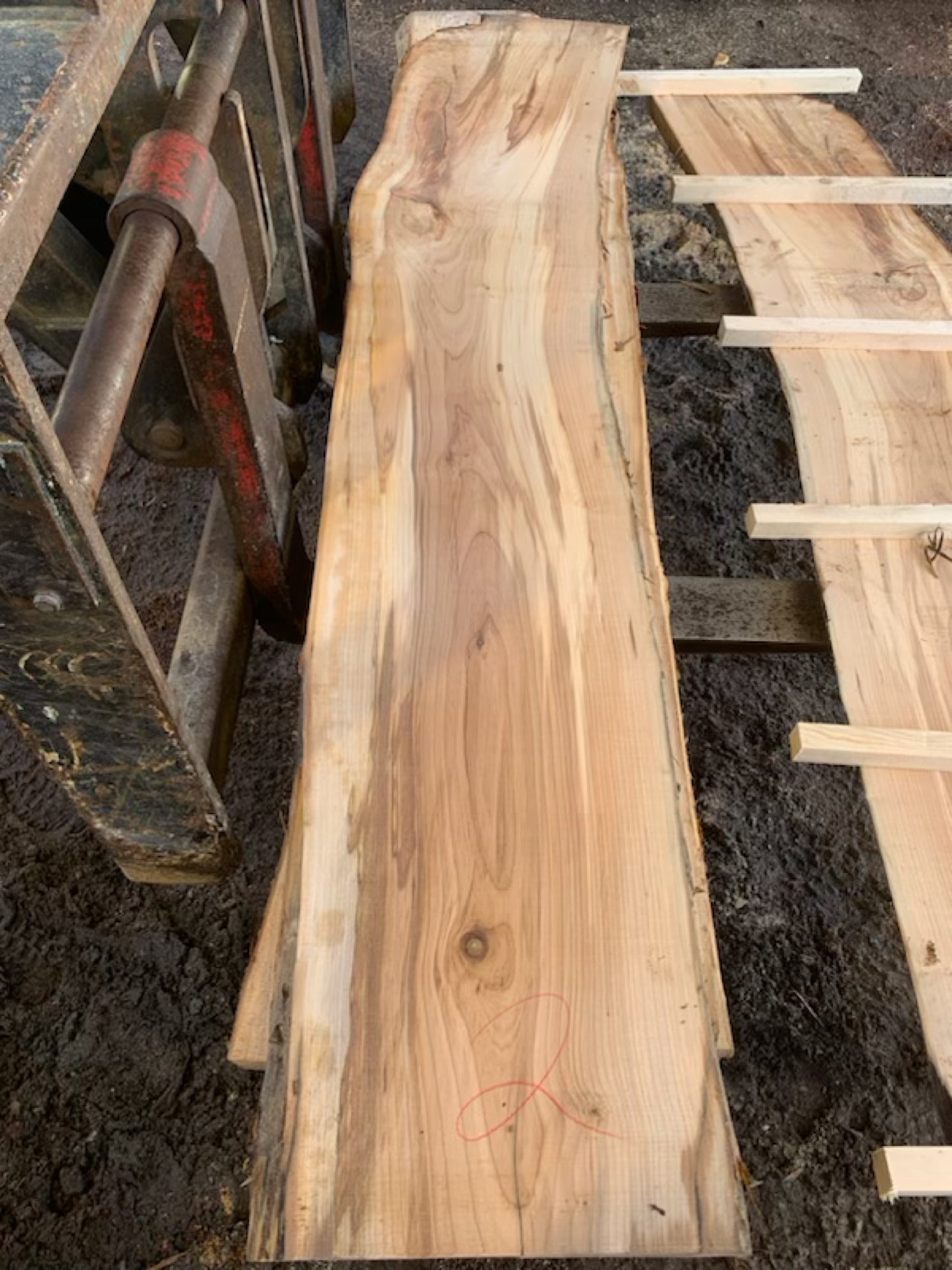 Maple Slabs - 92" Flitch - slab 2, 92x17x1.75 inches