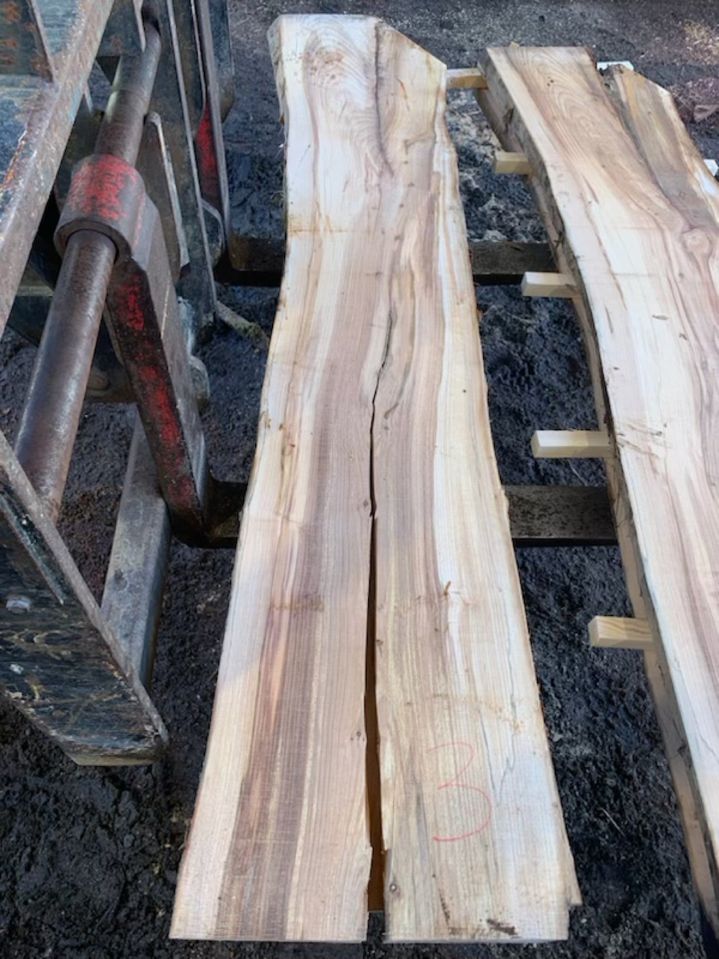 Maple Slabs - 92" Flitch - slab 3, 92x17x1.75 inches