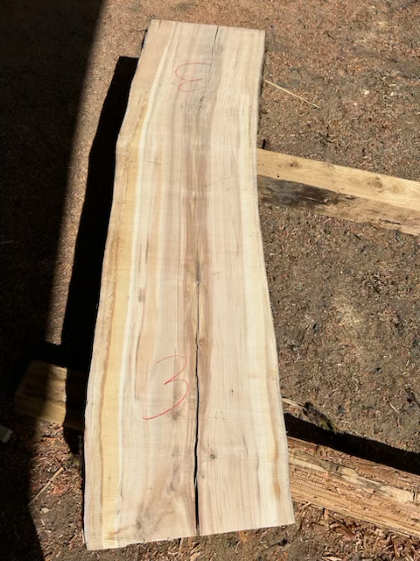 Figured Maple Slabs - 72" Flitch - slab 3, 72x18x2.25 inches