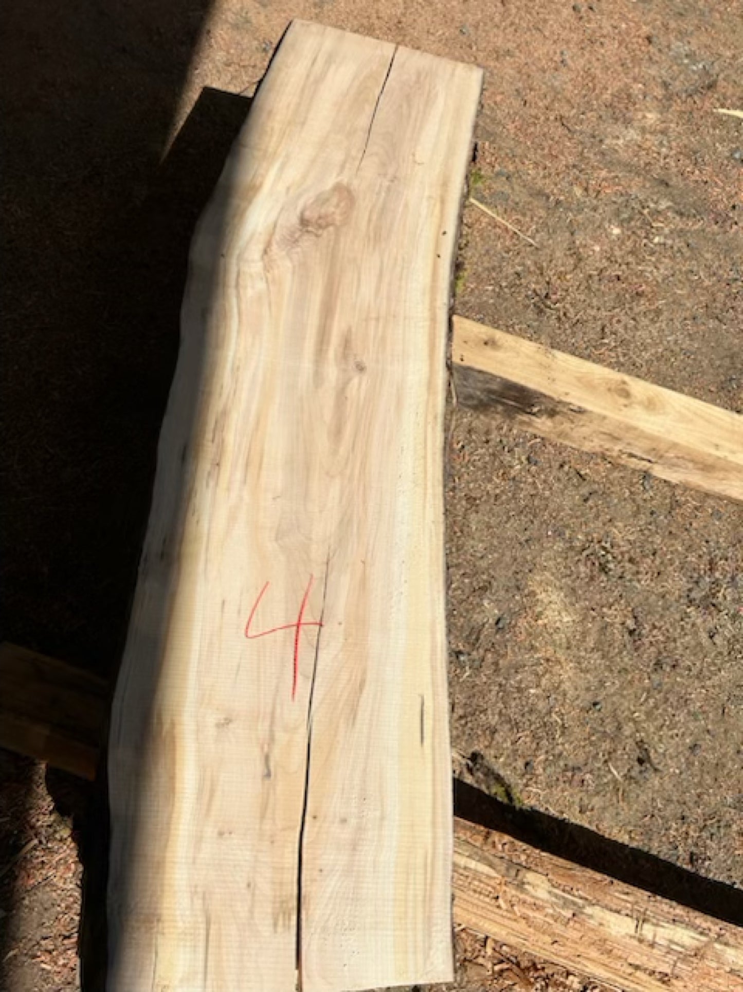 Figured Maple Slabs - 72" Flitch - slab 4, 72x16x2.25 inches