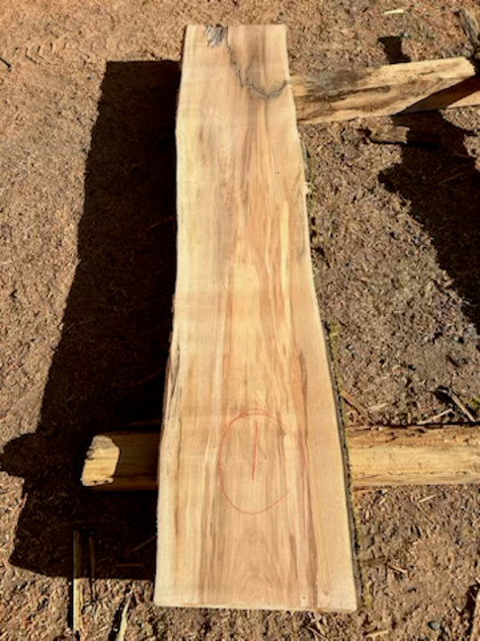 Figured Maple Slabs - 98" Flitch - slab 1, 98x18.5x2.25 inches
