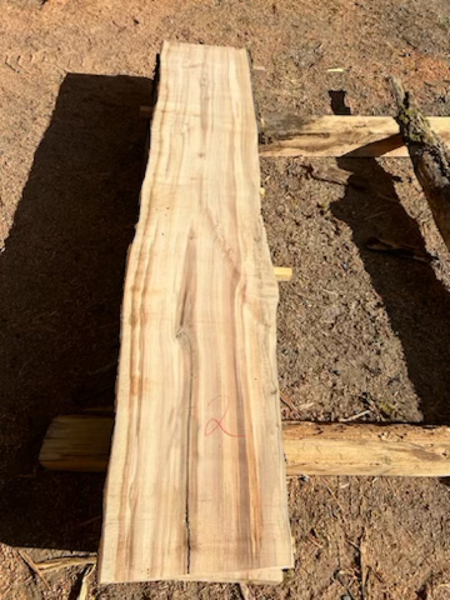 Figured Maple Slabs - 98" Flitch - slab 2, 98x17.5x2.25 inches