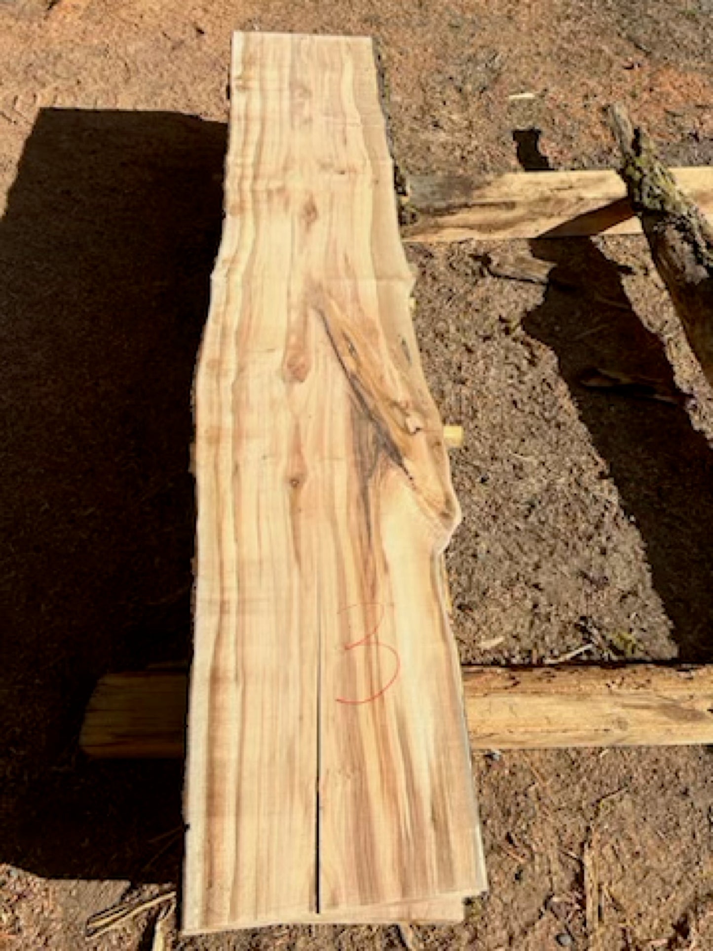 Figured Maple Slabs - 98" Flitch - slab 3, 98x18x2.25 inches