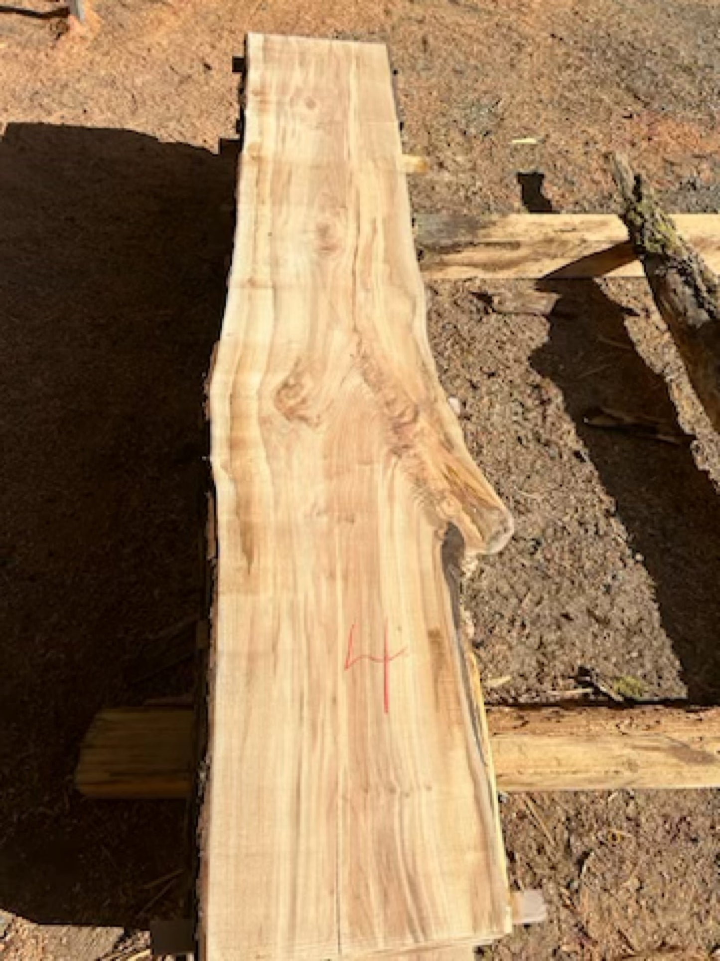 Figured Maple Slabs - 98" Flitch - slab 4, 98x16x2.25 inches