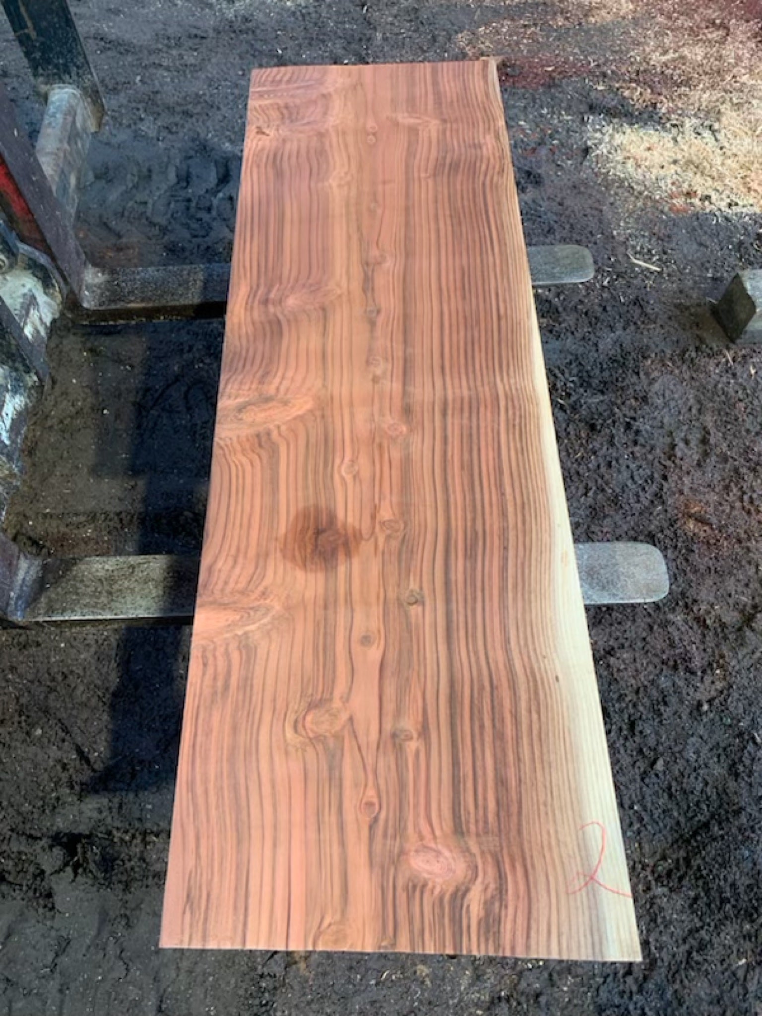 Sequoia Slabs - slab 2, 75x24x2.25 inches