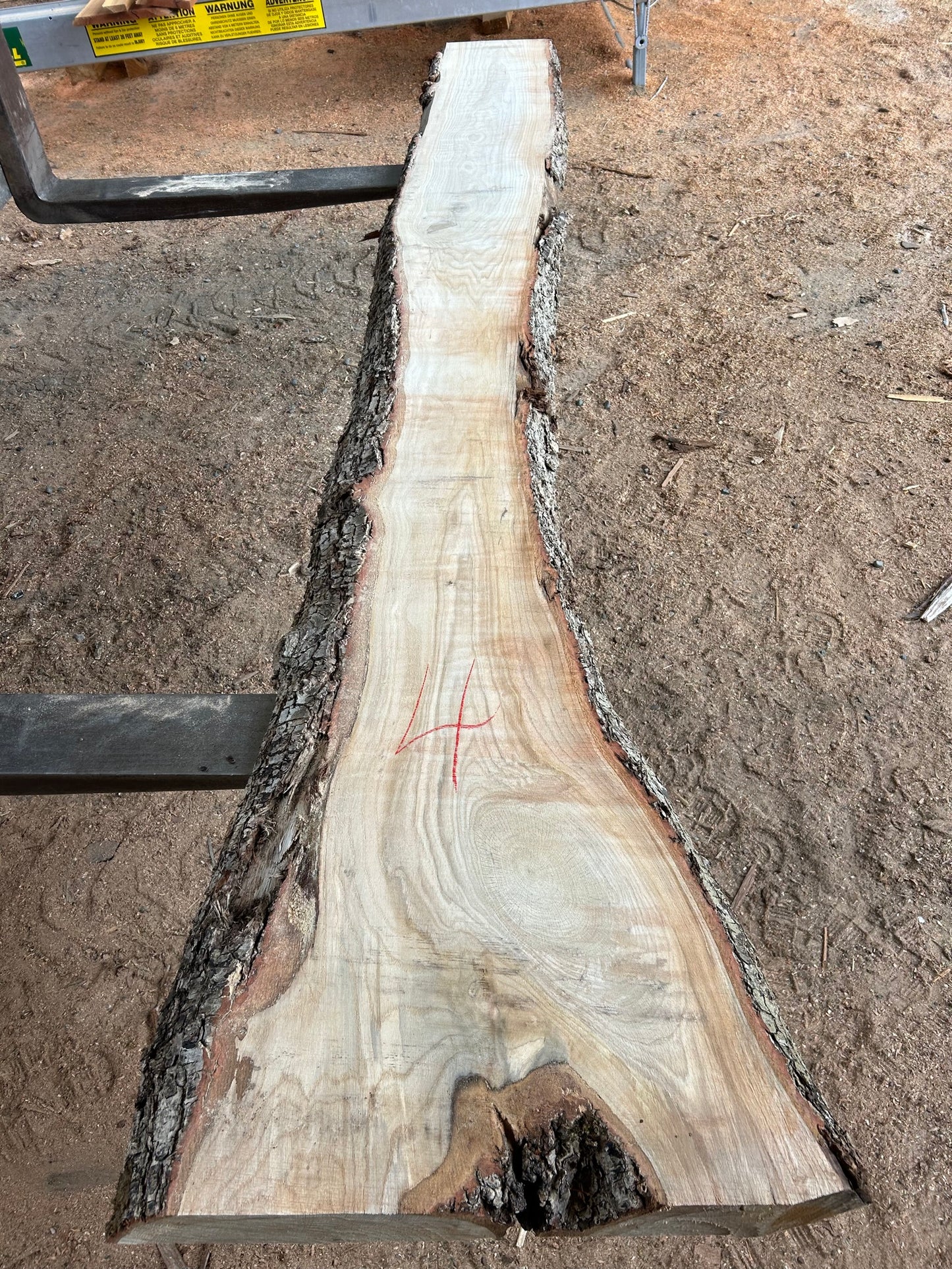 White Oak Slabs - 112" Flitch - slab 4, 112x11x2.5 inches