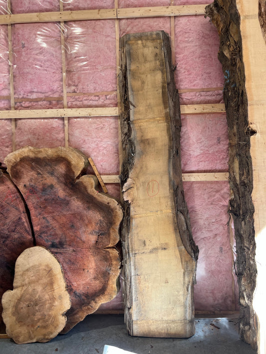Yellow Cedar Slabs - 120" Flitch - slab 1, 120x18x3.25 inches